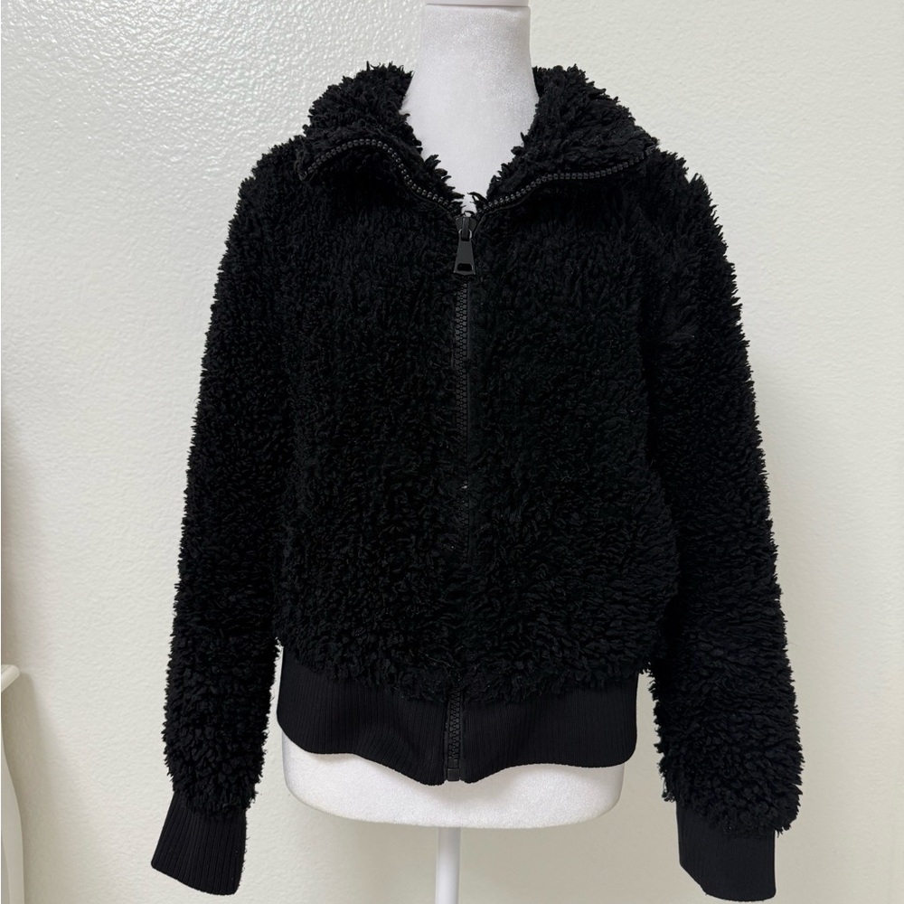 Zara Black Teddy Jacket